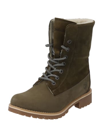 Palado Schnürstiefel Phasti in Olive