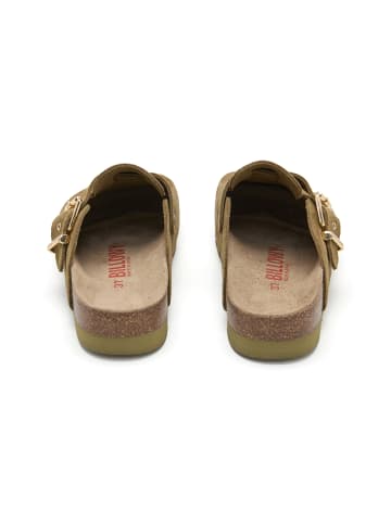 billowy Pantoletten  in khaki