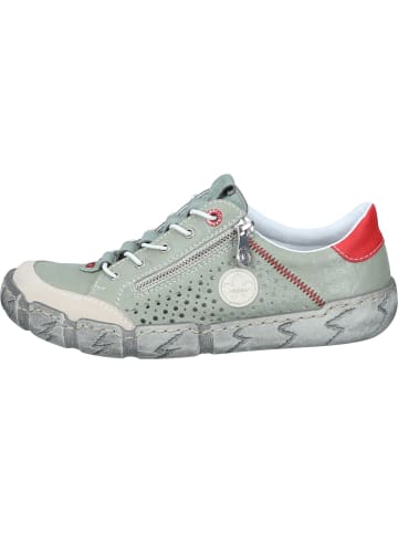 rieker Komfort-Slipper, Slipper in ginger/mint/mint/flamme