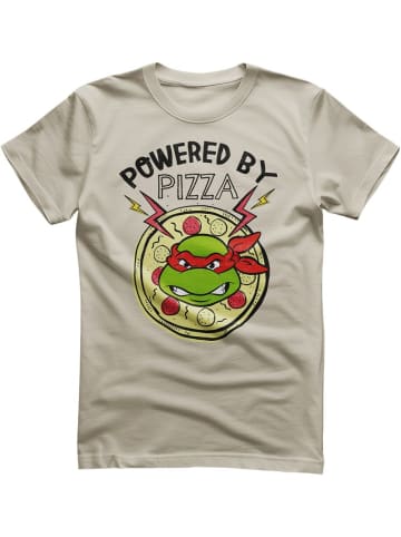 Teenage Mutant Ninja Turtles T-Shirt "Powered By Pizza T-Shirt" in Khaki