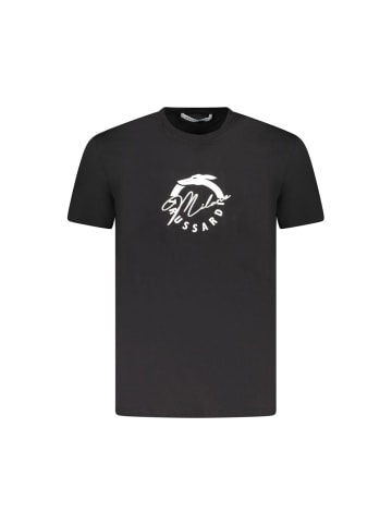 Trussardi Schwarzes Baumwoll-T-Shirt