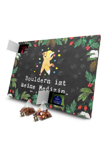 Mr. & Mrs. Panda Tee Adventskalender Fuchs Bouldern mit Spruch in Kreidetafel