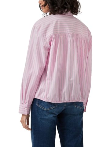 S.OLIVER RED LABEL Langarmbluse in pink