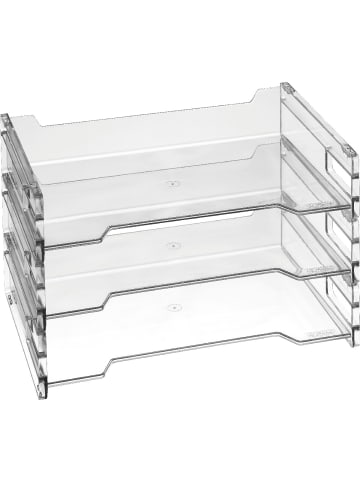 Herlitz Briefablage A4 quer transparent
