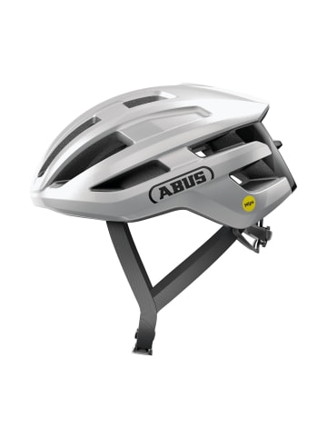 ABUS Fahrradhelm PowerDome MIPS in gleam silver