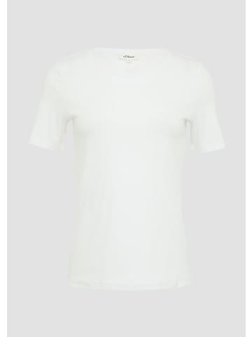 s.Oliver T-Shirt in 0100_weiß