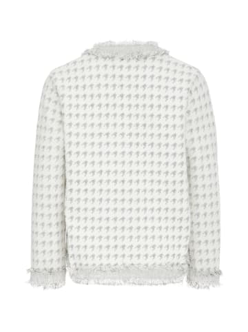 zitha Damen Strickjacke in Wollweiss Grau