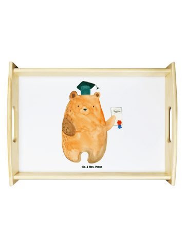 Mr. & Mrs. Panda Tablett Bär Prüfung ohne Spruch in Weiß