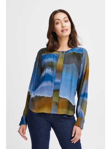 Fransa Langarm-Bluse FRREBEKKA Regular fit in Peacoat Mix MA23 Cloud