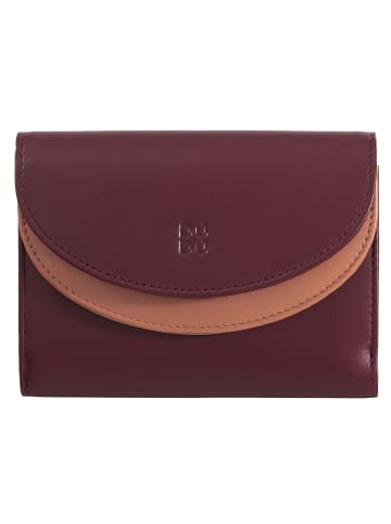 DuDu Geldbörse RFID Leder 13 cm in burgundy