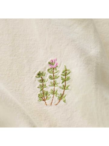 IB Laursen Stoffserviette SUMMER VIBES Creme Weiß mit THYMIANZWEIG