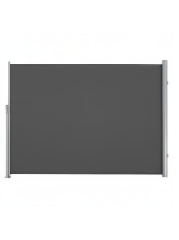 SONGMICS Seitenmarkise Sheld in Anthrazit - (B)400 x (H)160 cm
