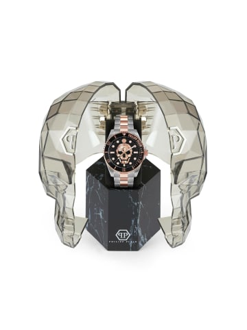 Philipp Plein Analoguhr für Herren in silber