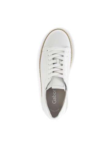 Gabor Espadrilles Schnürschuhe in Weiß