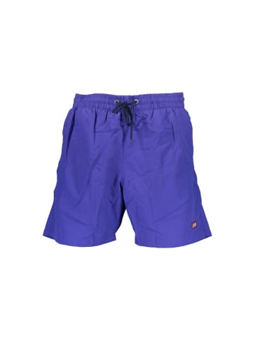 NORWAY 1963 Blaue Polyamid-Badeshorts