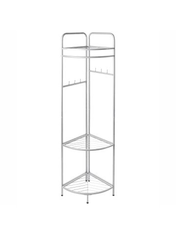 Beliani Kleiderständer LAWTON in Silber - (W) 53 x (H) 160 x (L) 37 cm