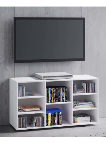 ebuy24 TV Tisch Fetino  Weiß 114 x 40 cm