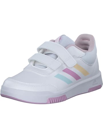 adidas Sportliche Slipper in ftwr white/almost/blue/bliss l