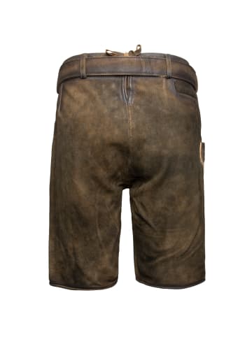 Stockerpoint Lederhose Corbi4 in dunkelbraun