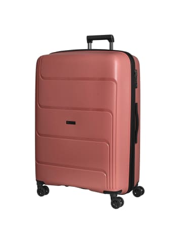 Check.In St. Louis - 4-Rollen-Trolley 77 cm erw. (altrosa) in altrosa