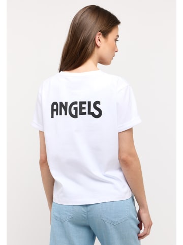 ANGELS  Rundhalsshirt T-Shirt Angels Icon Print in weiss