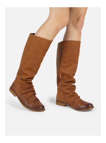 Felmini Wide Fit Stiefel in Braun