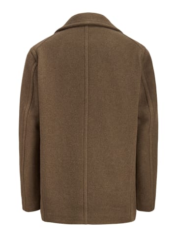 Jack & Jones Wollmantel in Crocodile