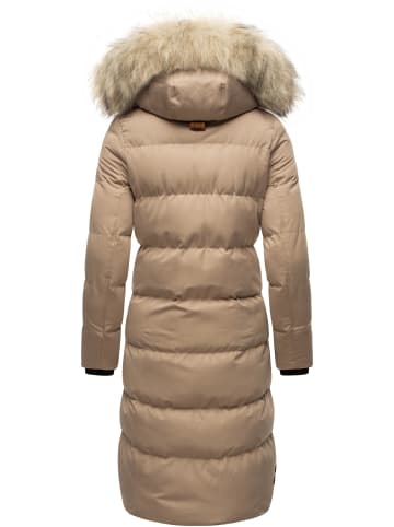 Marikoo Steppmantel Schneesternchen in Taupe