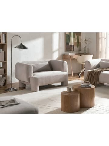 Beliani 2-Sitzer Sofa HOGBO in Beige - (W) 145 x (H) 73 x (L) 93 cm