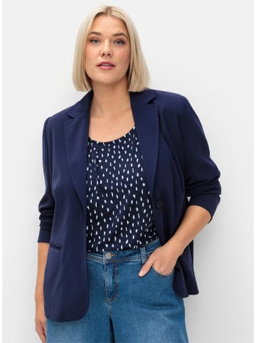 sheego Blazer in tiefblau