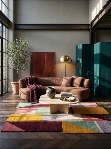KADIMA DESIGN HALLEIN SHUFFLE Teppich SHAPED 120x180 Pastell-Multi Schlafzimmer in Multi