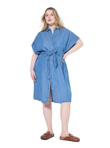 Studio Untold Hemdblusenkleid in blue denim