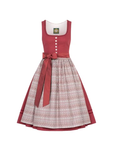 Hammerschmid Midi Dirndl in Weinrot