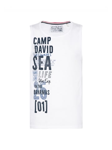 CAMP DAVID  Tanktop in weiß