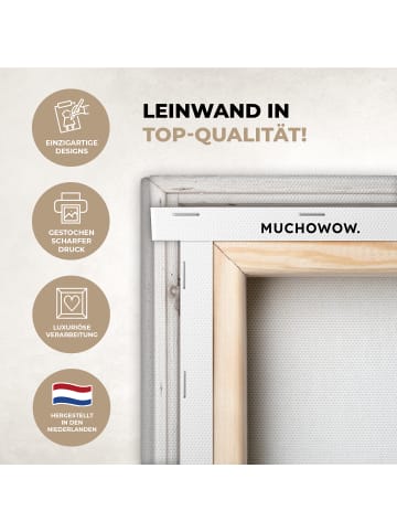 MuchoWow Leinwand bilder Blumengarten (BxH)