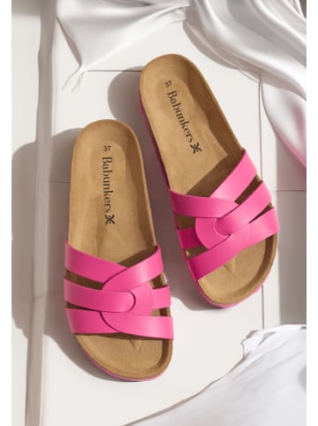 babunkers Pantoletten  in pink