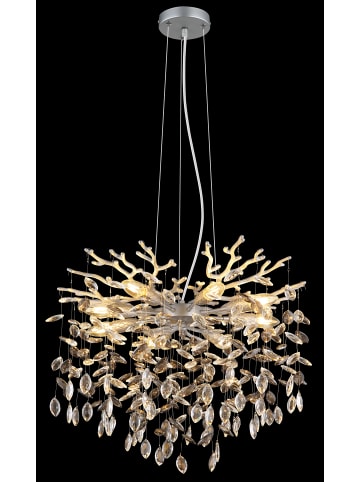 Globo lighting Luster "QUEENA" in silver