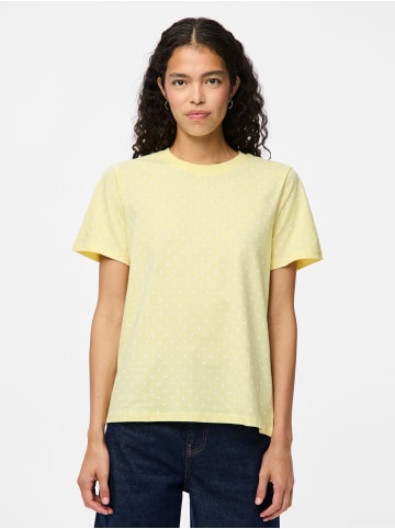 Pieces T-Shirt in Pale Banana 1