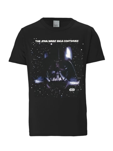 Logoshirt T-Shirt Star Wars - Darth Vader - Saga in schwarz