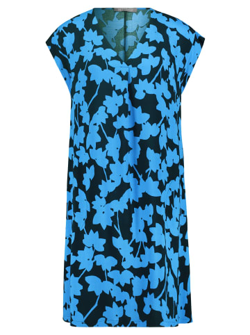 BETTY & CO Casual-Kleid mit Print in Dunkelblau/Blau