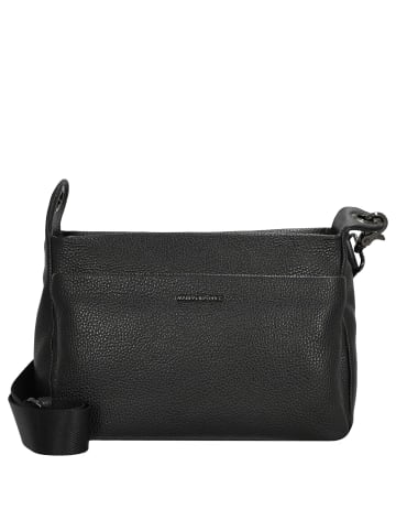 Mandarina Duck Mellow Leather - Umhängetasche 36 cm (nero) in nero