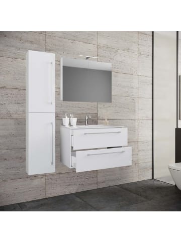 ebuy24 Badmöbelset Badinos60SS Weiß 61 x 47 cm