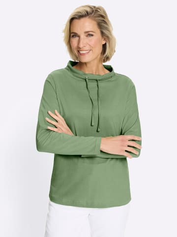 Sieh an! Langarm-Shirt in eucalyptus