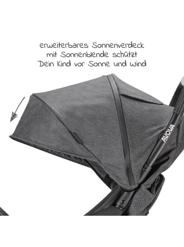 AVOVA Buggy & Sportwagen City Ranger mit Auto-Folding in grau