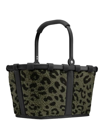 Reisenthel carrybag xs - Einkaufskorb 21 cm (cord sand) in teddy leo olive