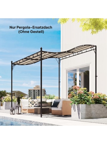 Outsunny Ersatzdach in Cremeweiß 298L x 293B x 1H cm