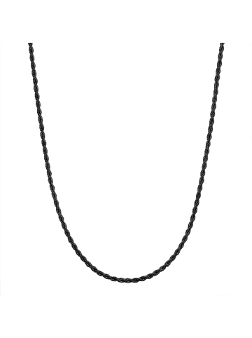 True Rebels Kette aus Edelstahl in schwarz