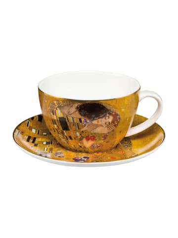 Goebel Tee-/ Cappuccinotasse " Gustav Klimt - Der Kuss " in Klimt - Kuss