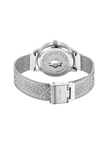 Thomas Sabo Thomas Sabo Damenuhr Edelstahl, Edelstahl in silberfarben