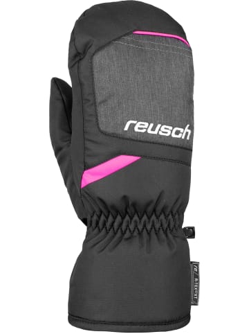 Reusch Fäustling Bennet R-TEX® XT Junior Mitten in blck/blck melang/pink glo